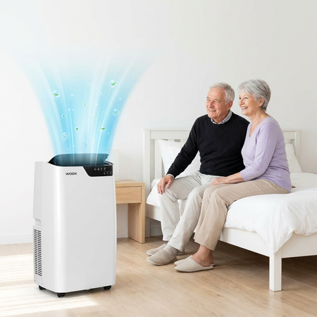 Climatiseur Mobile WOOX 4 en 1 | 9000/14000 BTU | Froid & Chaud