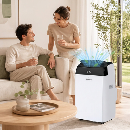 Climatiseur Mobile Garvee 12000 BTU 3-en-1 | Classe A | Livraison Rapide