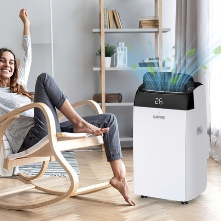 Climatiseur Mobile Garvee 12000 BTU 3-en-1 | Classe A | Livraison Rapide